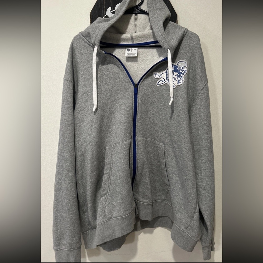 Size XL Nike NFL Dallas Cowboys Patched Full Zip Up Jacket